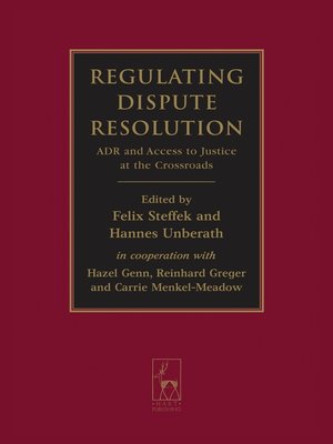 cover image of Regulating Dispute Resolution